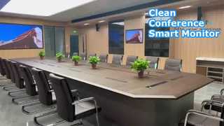 LYLN intrekbare monitor geïntegreerd met kwaliteitsconferentiesysteem