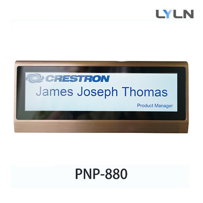 8.8'' Screen Bar Type Digital Nameplate PNP-880 Powered And Managed By PoE
